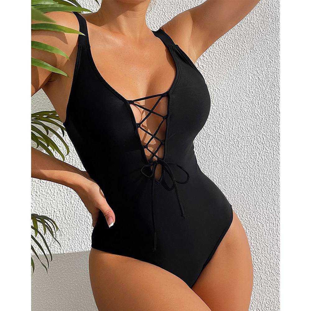 Monochrome Suit Set - Cikini-Bañador de una pieza para mujer,