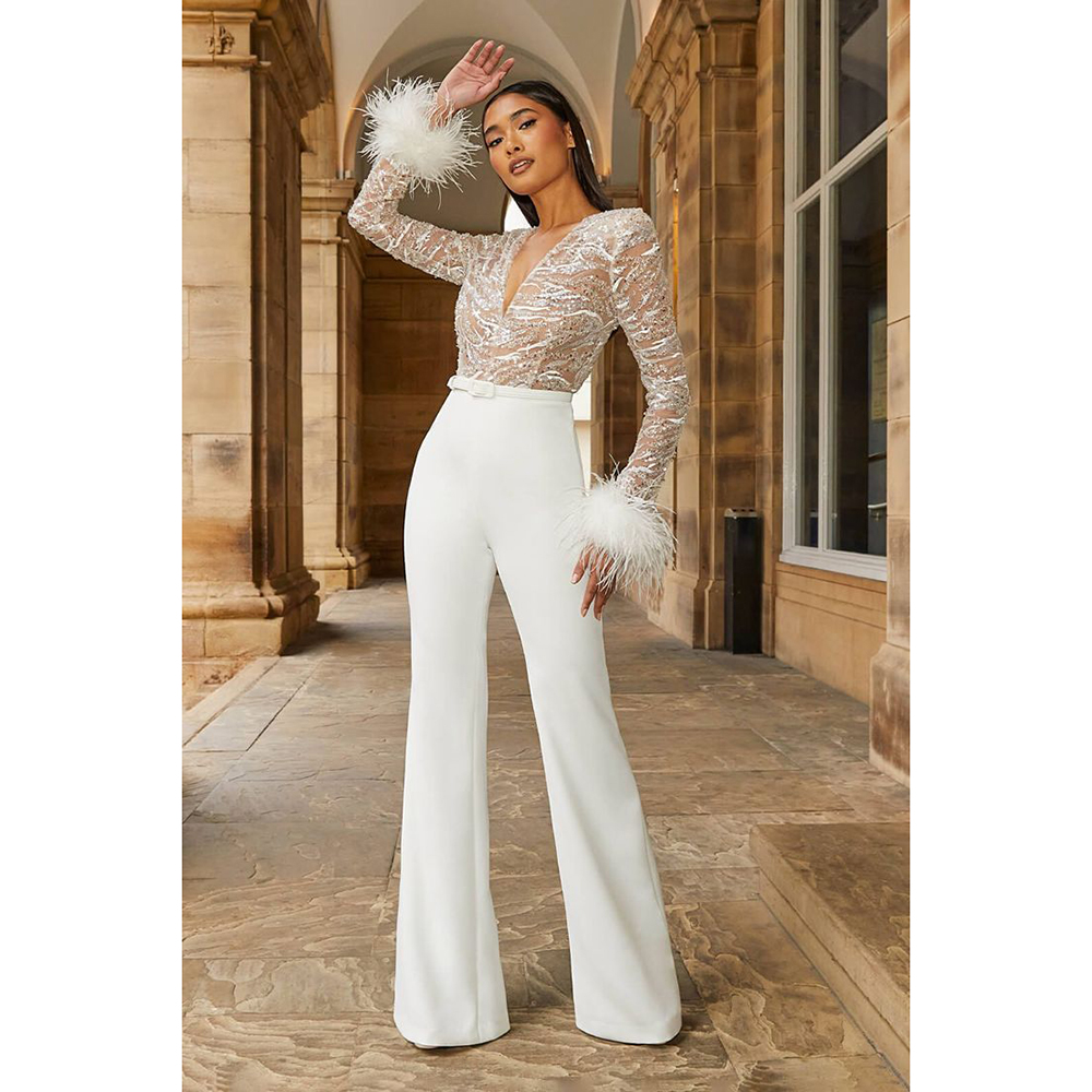 Women'S Formal Jumpsuit Evening Wear - Vestido de noche elegante para mujer,