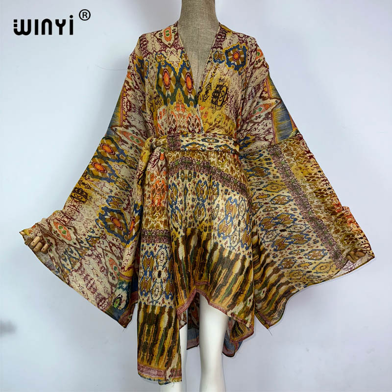 Young Women'S Formal Wear - WINYI-kimono con cinturón para mujer, trajes