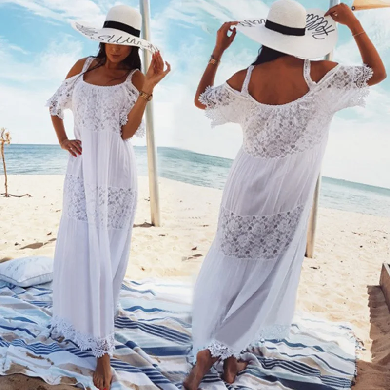 Young Women'S Formal Wear - Vestido playero de verano para mujer,