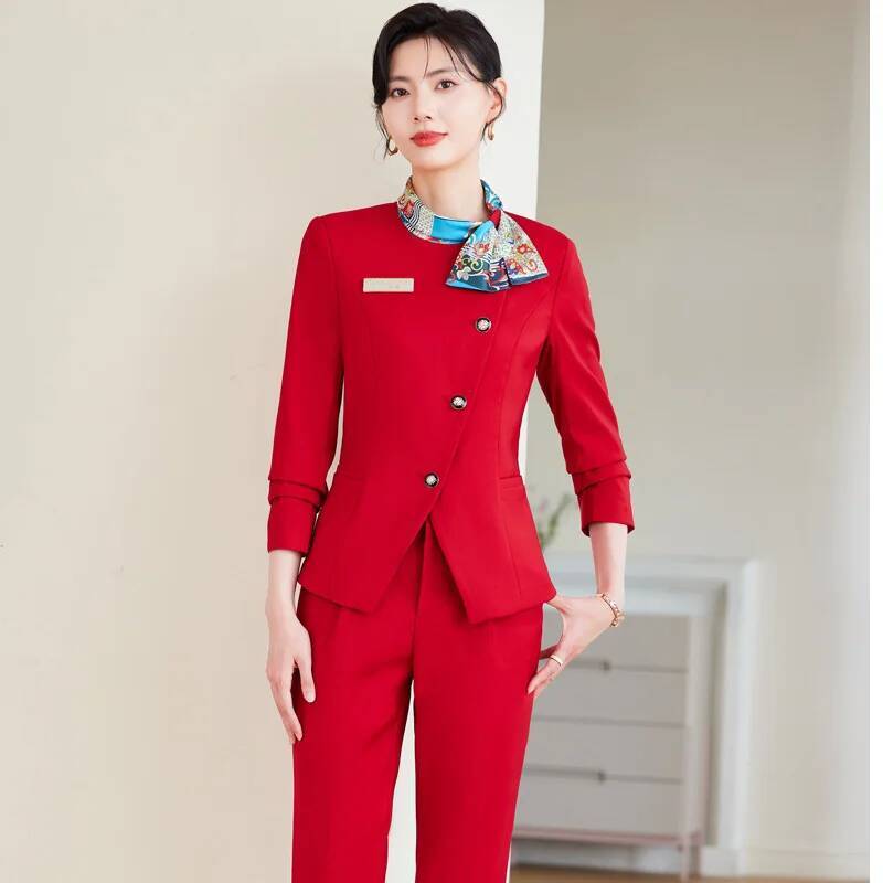 Women Formal Wear Trousers - Trajes de pantalón de talla grande