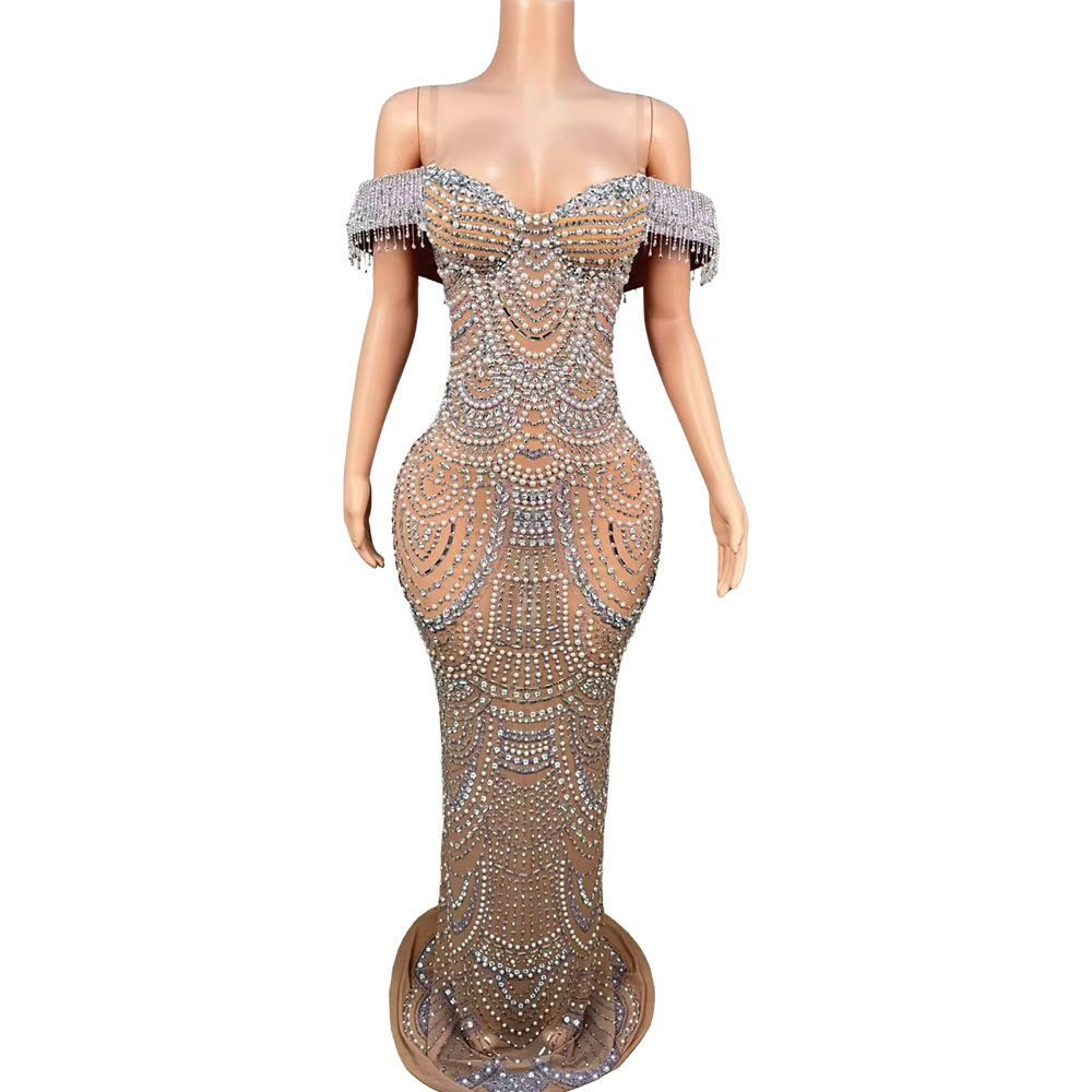 Women Formal Wear Photoshoot - Vestido Largo Elegante de Lujo sin