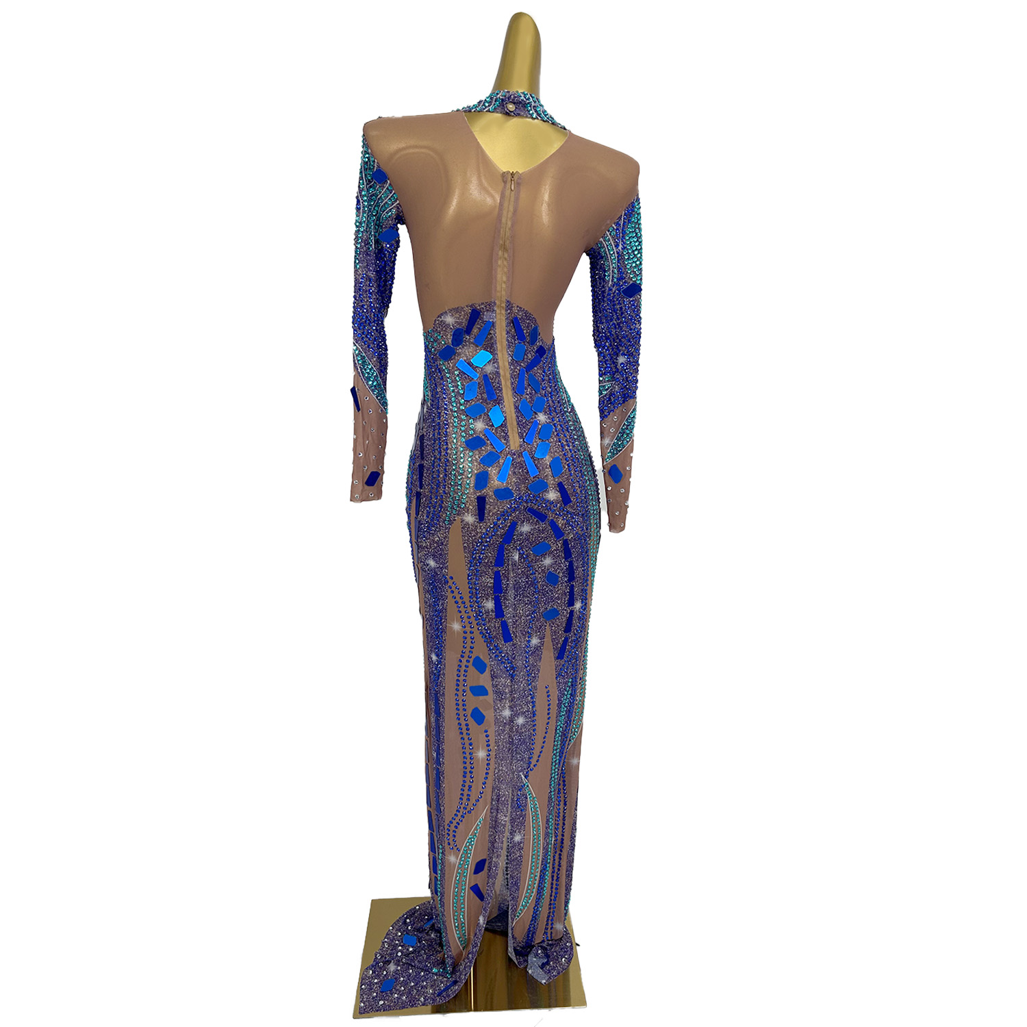 Vestido largo Formal de alta c - Women Formal Wear Photoshoot reseña y precio