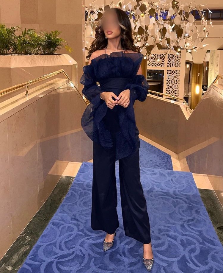Monos de manga larga con volan - Women'S Formal Jumpsuit Evening Wear reseña y precio