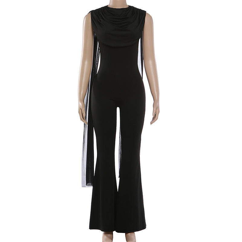 Mono negro sexy sin mangas par - Women'S Formal Jumpsuit Evening Wear reseña y precio