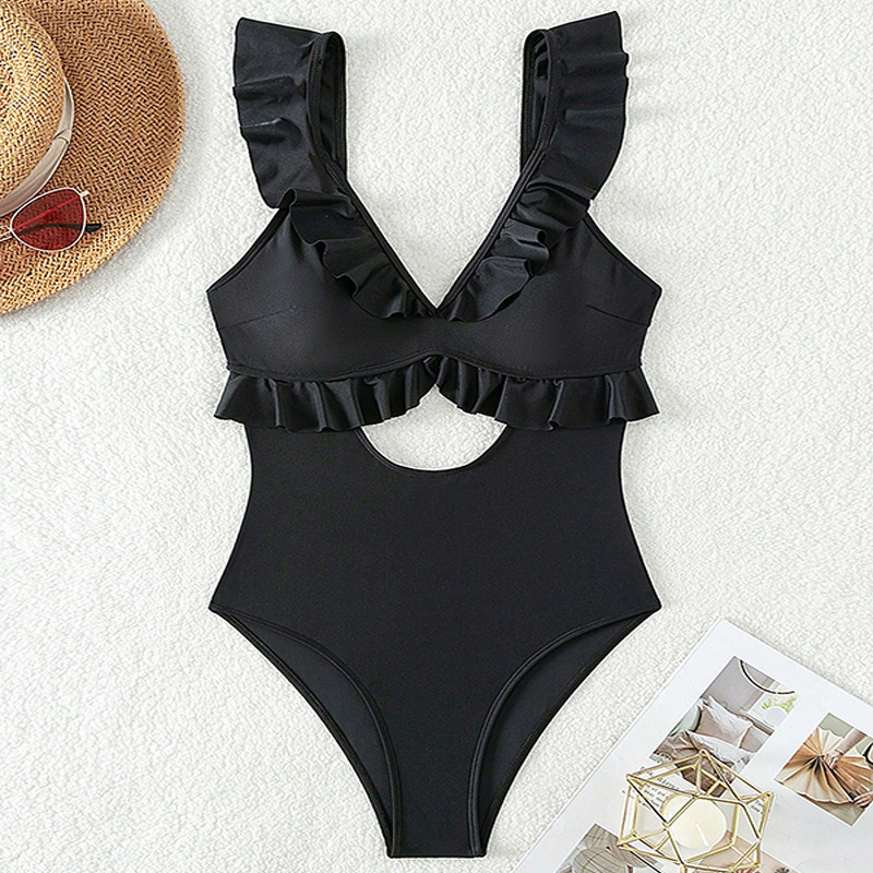 Cikini-Traje de baño de una pi - Monochrome Suit Set reseña y precio