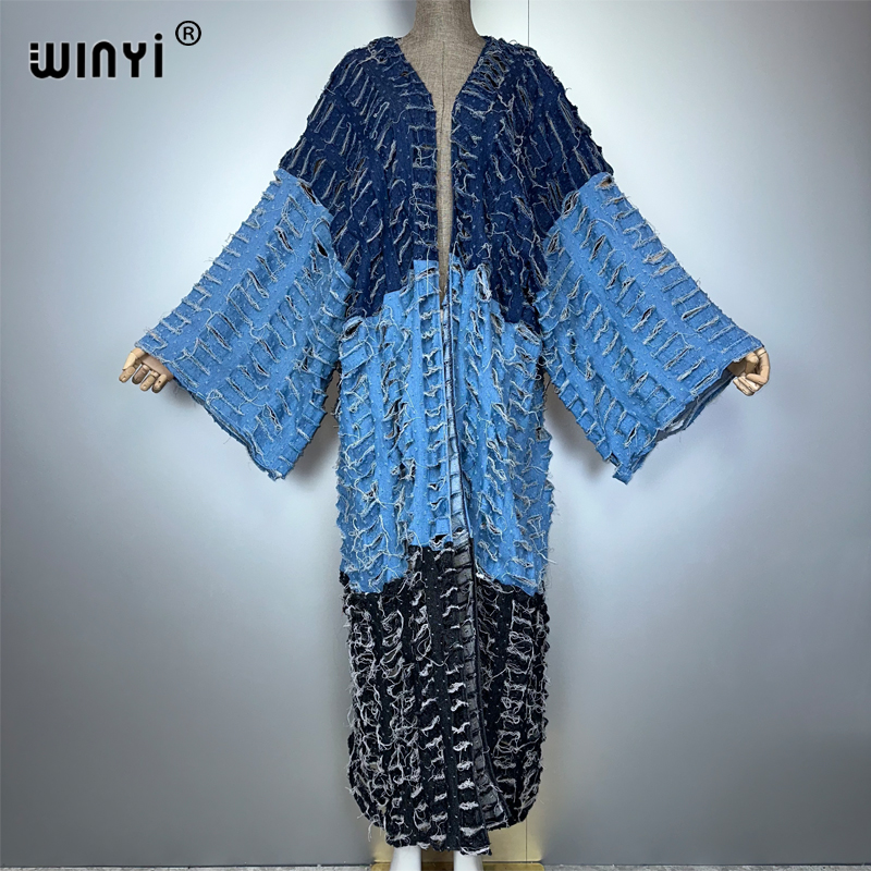 WINYI kimono cárdigan vaquero  - Young Women'S Formal Wear reseña y precio