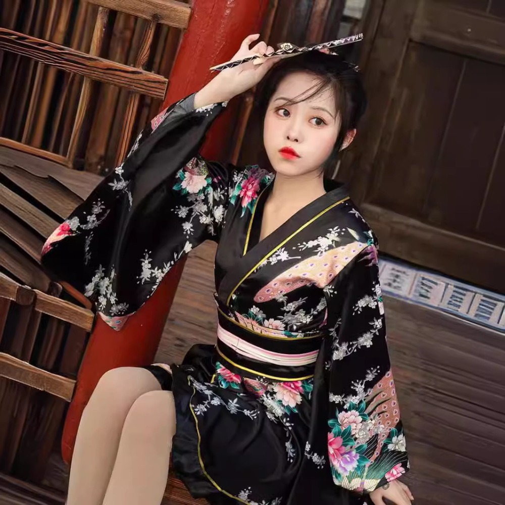 Kimono Yukata Rojo Formal para - Women Formal Wear Photoshoot reseña y precio