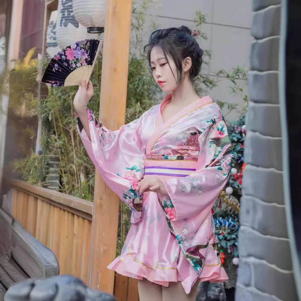 Kimono Yukata Rojo Formal para - Women Formal Wear Photoshoot reseña y precio