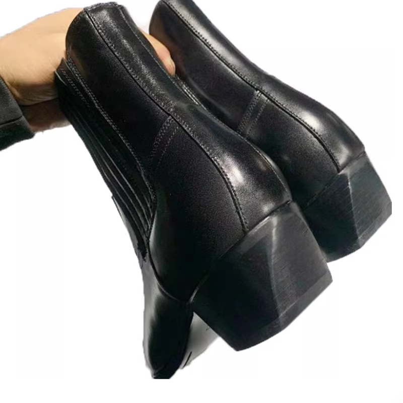 Botas Chelsea de Cuero Negro p - Women Formal Wear Western reseña y precio