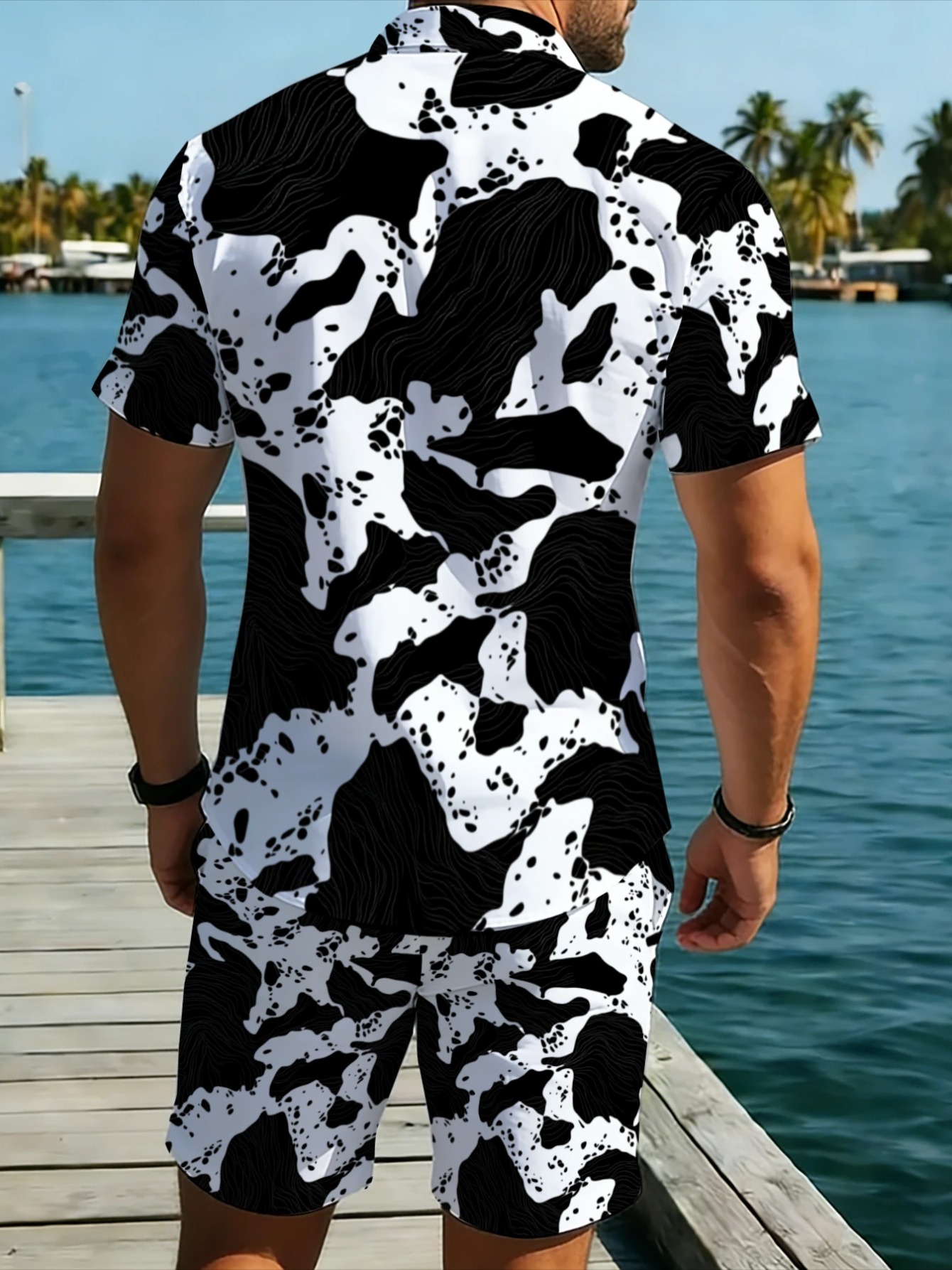 Conjunto coordinado para hombr - Monochrome Suit Set reseña y precio