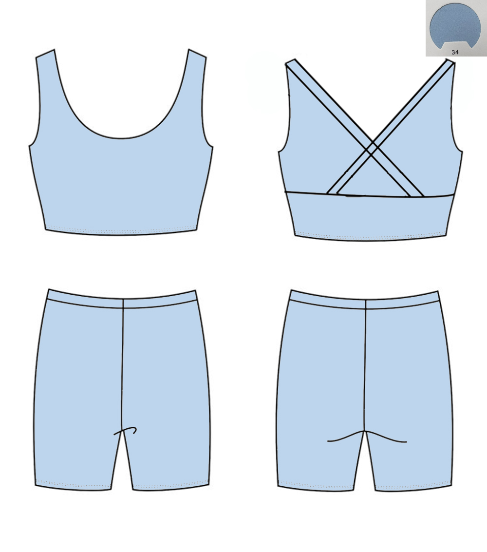 Conjunto de Yoga Monocromático - Monochrome Suit Set reseña y precio