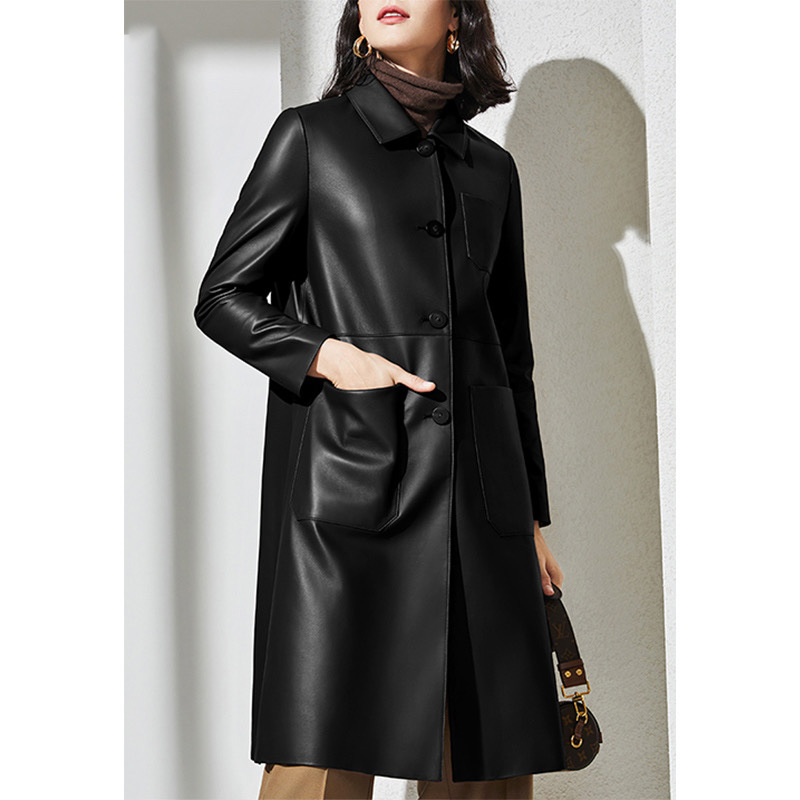 Gabardina de cuero de talla gr - Large Women'S Formal Wear reseña y precio
