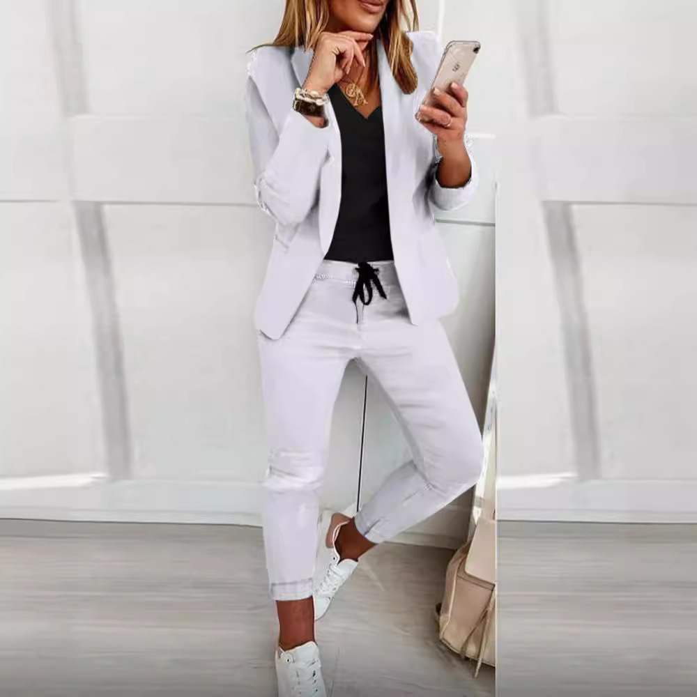 Traje de negocios informal mon - Monochrome Suit Set reseña y precio